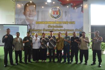 Kasiter Kasrem 043 Bersinergi Dengan Purnawirawan Polri